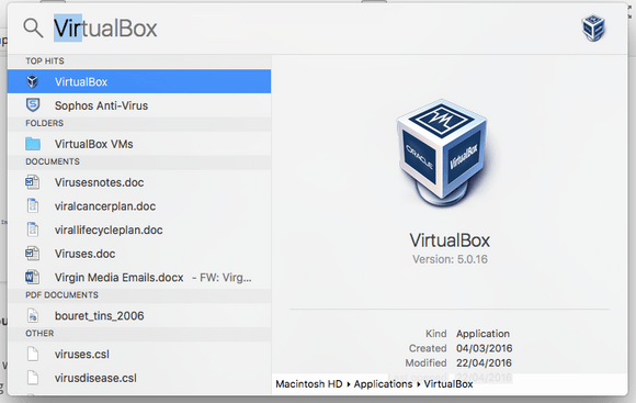 virtualbox